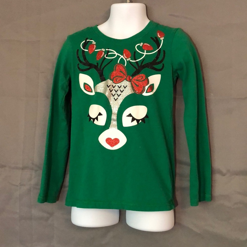 Long Sleeve Reindeer Shirt